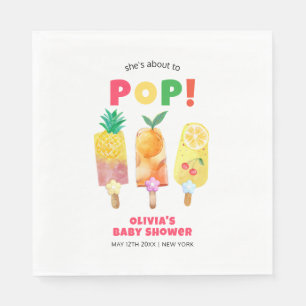 Servilleta De Papel Crema Tropical De Hielo De Frutas Listo Para Sacar