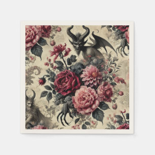 Servilleta De Papel 🔥 Crematorio de Rosas – Victoriano Gótico