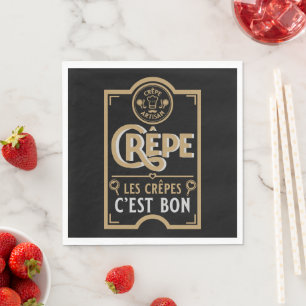 Servilleta De Papel Crepes francesas