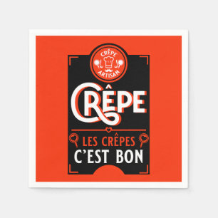 Servilleta De Papel Crepes franceses