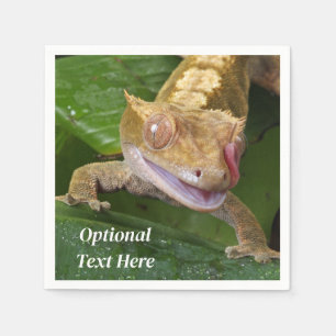 Servilleta De Papel Crested Gecko Lizard