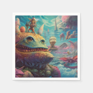 Servilleta De Papel Criaturas Trippy