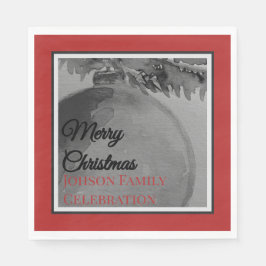 Servilleta De Papel Crimson Ornament Christmas – Holiday 