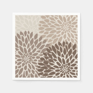 Servilleta De Papel Crisantemo gráfico moderno