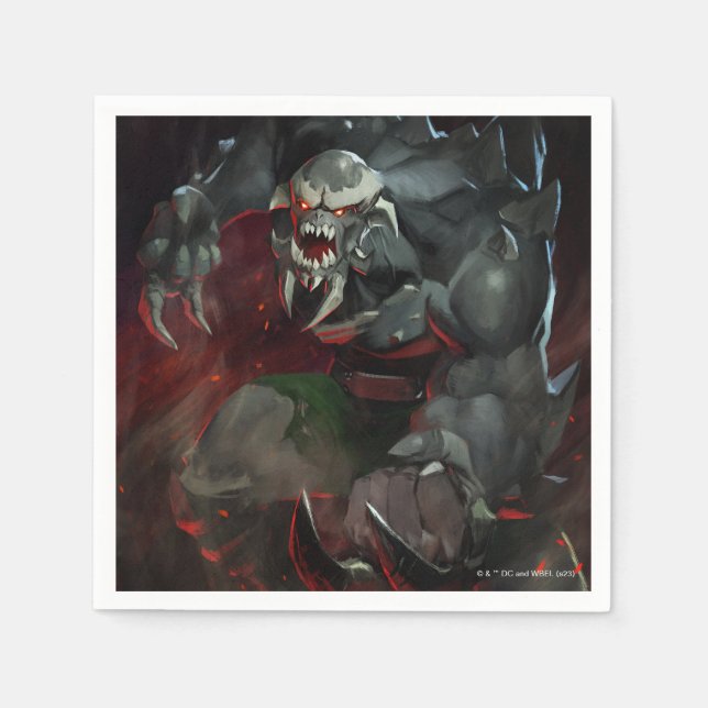 Servilleta De Papel Crisis infinita Ilustracion apocalíptico (Anverso)