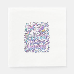 Servilleta De Papel Cristal de Unicornio Sanación Regalo de Unicornio
