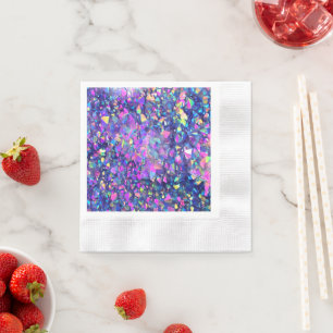 Servilleta De Papel Cristales de Burbuja Caídos