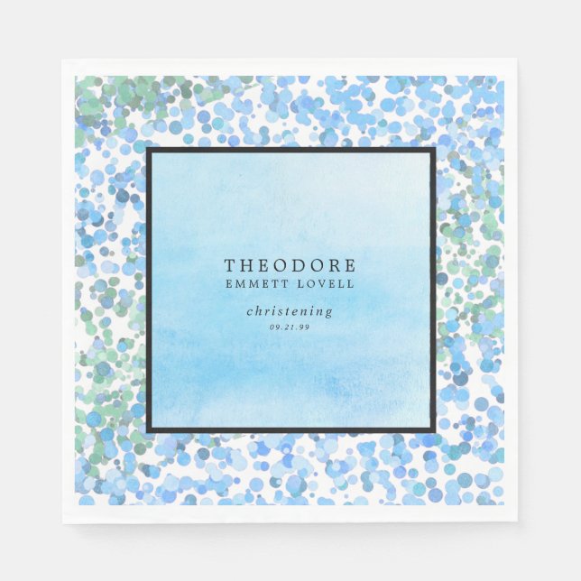 Servilleta De Papel Cristianismo moderno Resumen Christening (Anverso)