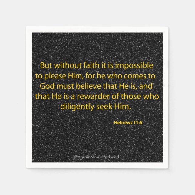 Servilleta De Papel cristiano (Anverso)