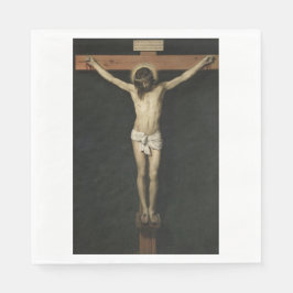 Servilleta De Papel Cristo crucificado en la cruz (fe) (Velázquez)