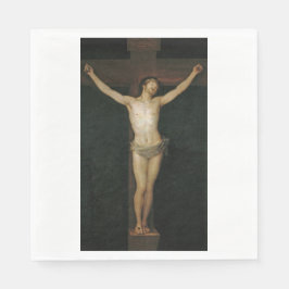 Servilleta De Papel Cristo crucificado (Jesús en la cruz) (de Goya)
