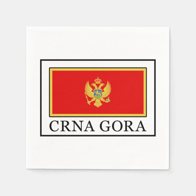 Servilleta De Papel Crna Gora (Anverso)