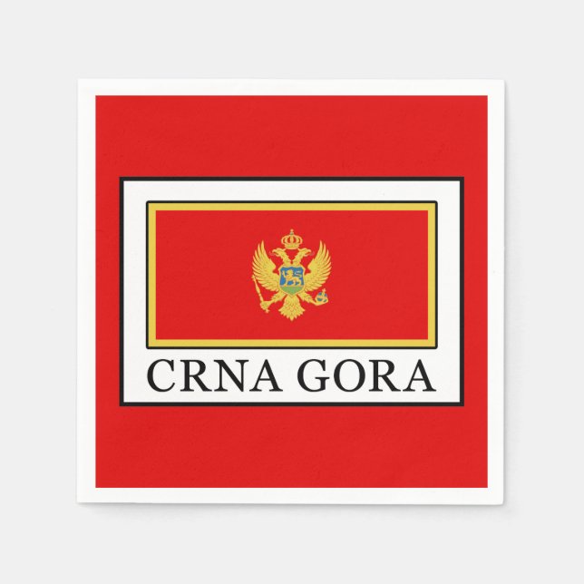 Servilleta De Papel Crna Gora (Anverso)
