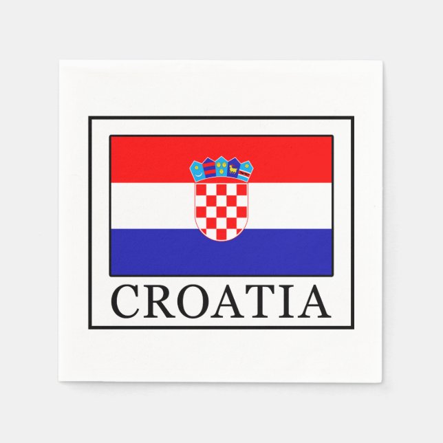 Servilleta De Papel Croacia (Anverso)