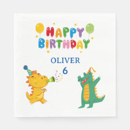 Servilleta De Papel Crocodile & Hippo Party Napkins - Fun