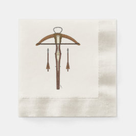 Servilleta De Papel Crossbow medieval con pernos
