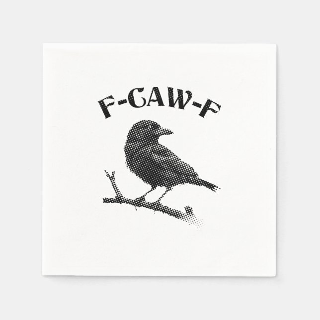 Servilleta De Papel Crow F-CAW-F Halloween (Anverso)