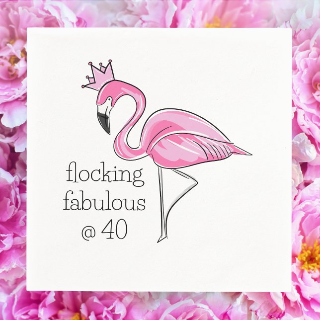 Servilleta De Papel Crown Flamingo Rosa Fabuloso en Forty (Subido por el creador)