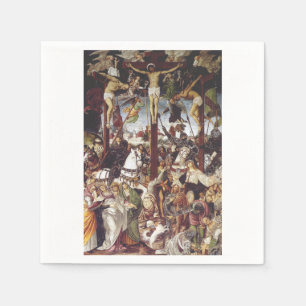 Servilleta De Papel Crucifixión de Jesús por Gaudenzio Ferrari