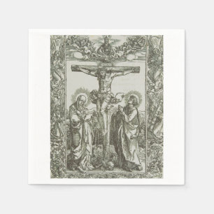 Servilleta De Papel Crucifixión medieval de Jesucristo