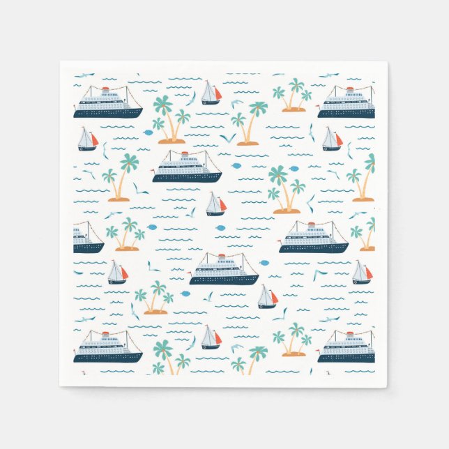 Servilleta De Papel Cruise Ship Paper (Anverso)