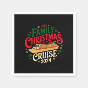 Servilleta De Papel Cruise Top Family Navidades 2024 Inolvidable