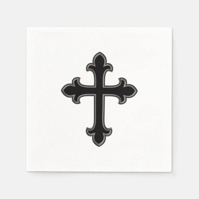 Servilleta De Papel Cruz cristiana (Anverso)