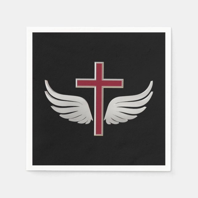 Servilleta De Papel Cruz cristiana (Anverso)