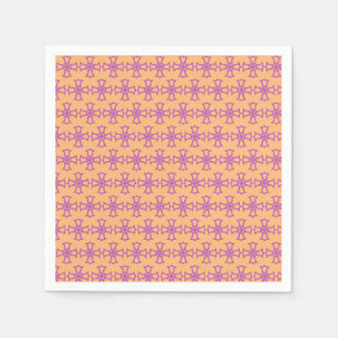 Servilleta De Papel Cruz Cristiana Rosa Arte Moderno Estético