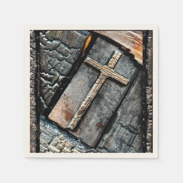 Servilleta De Papel Cruz de Protección (Anverso)