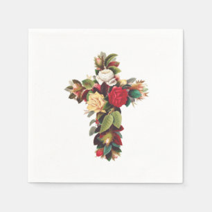 Servilleta De Papel Cruz de Rosas