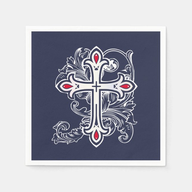 Servilleta De Papel Cruz gótica (Anverso)