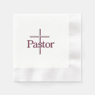 Servilleta De Papel Cruz Pastor de la Iglesia