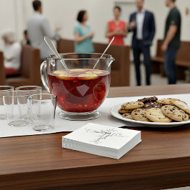 Servilleta De Papel cruza de palabras cristianas