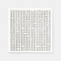 Cuadrícula Industrial - Geométrico Moderno Blanco 