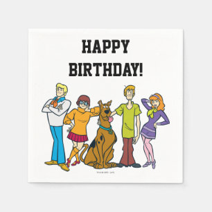 Servilleta De Papel Cuadrilla entera 14 Mystery Inc