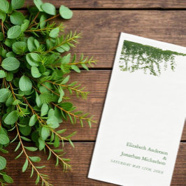 Servilleta De Papel Cuadros Bodas colgantes de Ivy Greenery