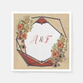 Servilleta De Papel Cuadros de arte de cuero y textura Ante