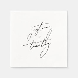 Servilleta De Papel Cuadros de Boda de pasteles hechos a mano