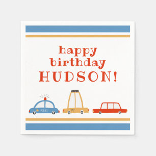 Servilleta De Papel Cuadros de Fiesta personalizados para coches