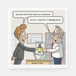 Servilleta De Papel Cuadros de Fiestas de puntaje contable