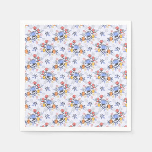 Servilleta De Papel Cuadros de flores de mano blanda