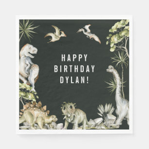 Servilleta De Papel Cuadros de la fiesta de cumpleaños