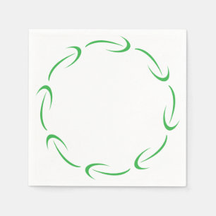 Servilleta De Papel Cuadros de marco de flecha