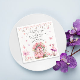 Servilleta De Papel Cuadros de Nápoles de Jardín de Flor de Hadas Fore