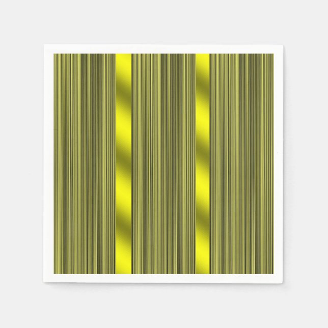 Servilleta De Papel Cuadros de papel amarillo (Anverso)