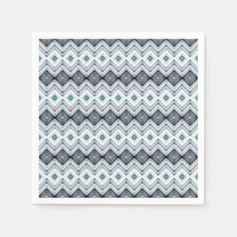 Servilleta De Papel Cuadros de papel azul y Verde azulado decorativos
