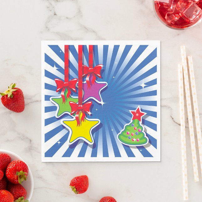 Servilleta De Papel Cuadros de papel de adornos navideños (Subido por el creador)