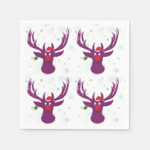 Cuadros de papel de Año Nuevo de Feliz Santa Deer