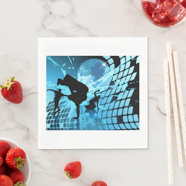 Servilleta De Papel Cuadros de papel de bailarinas de silueta (Subido por el creador)